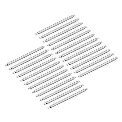 Harfington 20pcs Watch Band Pin 23mm Stainless Steel Spring Bar Pins 1.2mm Dia.