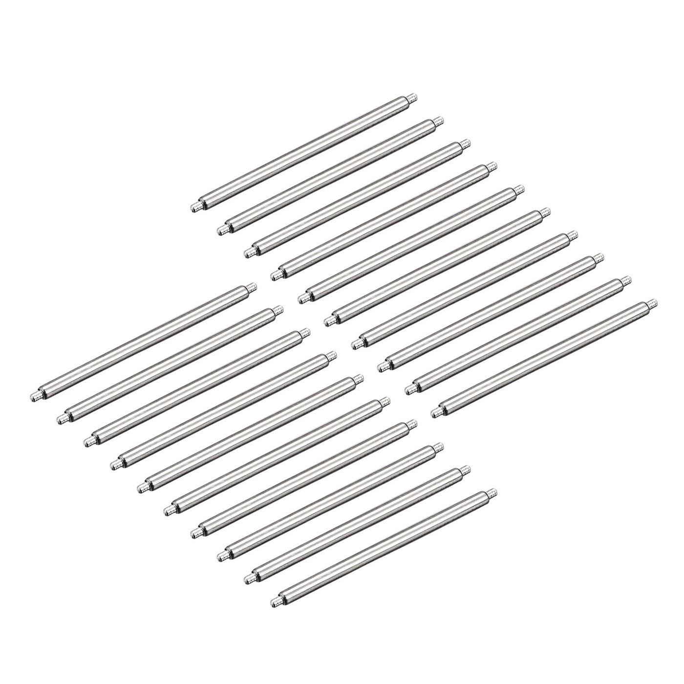 Harfington 20pcs Watch Band Pin 23mm Stainless Steel Spring Bar Pins 1.5mm Dia.