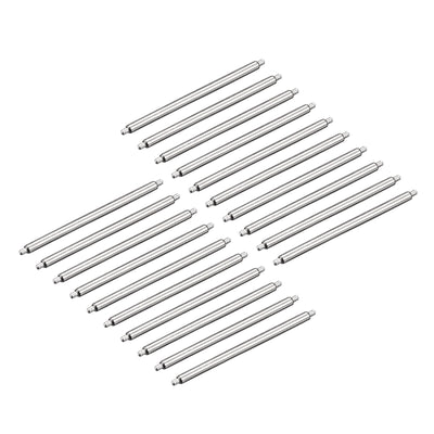 Harfington 20pcs Watch Band Pin 23mm Stainless Steel Spring Bar Pins 1.5mm Dia.