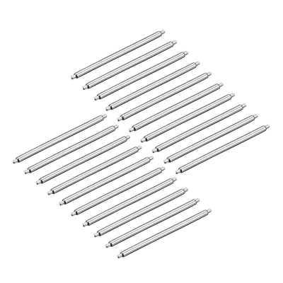 Harfington 20pcs Watch Band Pin 24mm Stainless Steel Spring Bar Pins 1.5mm Dia.