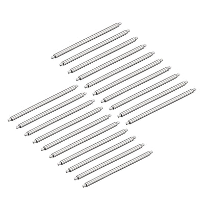 Harfington 20pcs Watch Band Pin 25mm Stainless Steel Spring Bar Pins 1.5mm Dia.