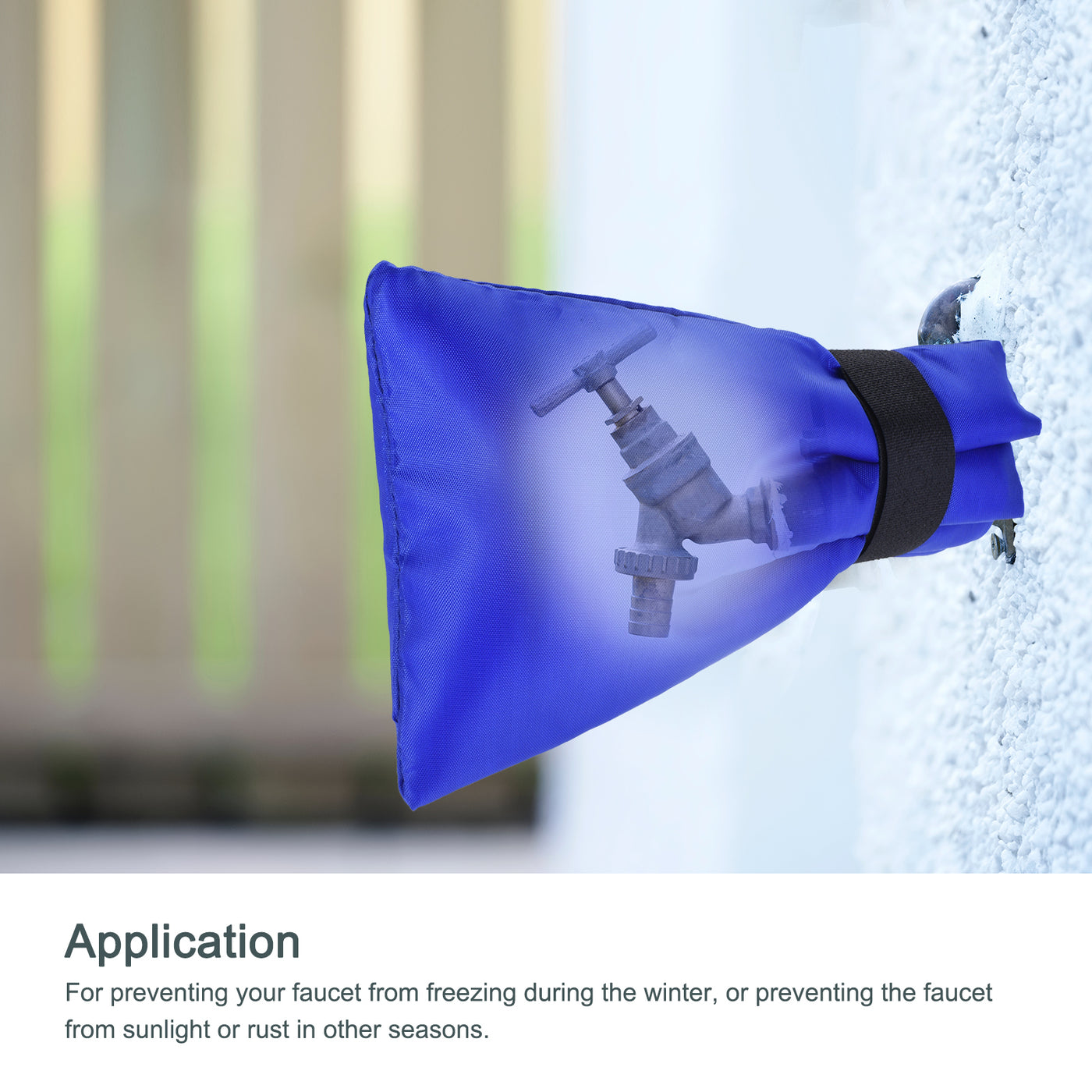 Harfington Outdoor Water Faucet Cover, Fabric Protector, for Winter Freeze Protection