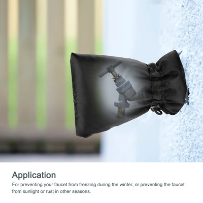 Harfington Outdoor Water Faucet Cover Oxford Fabric Protector for Winter Freeze, Protection