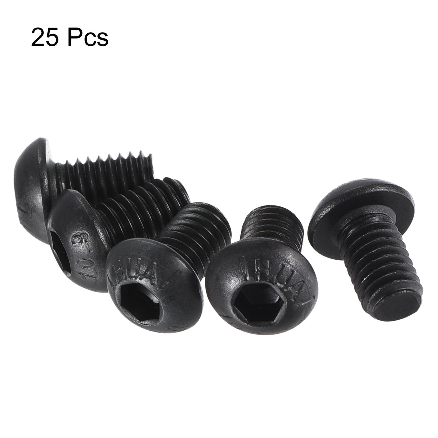 Harfington Hex Socket Button Head Cap Bolts, Alloy Steel Screws