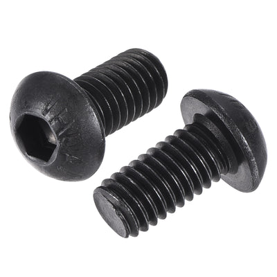 Harfington Hex Socket Button Head Cap Bolts, Alloy Steel Screws