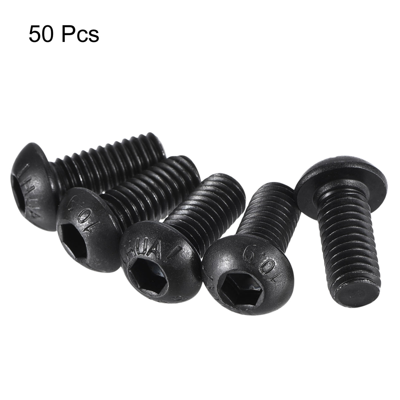 Harfington Hex Socket Button Cap Screws, Alloy Steel Bolts