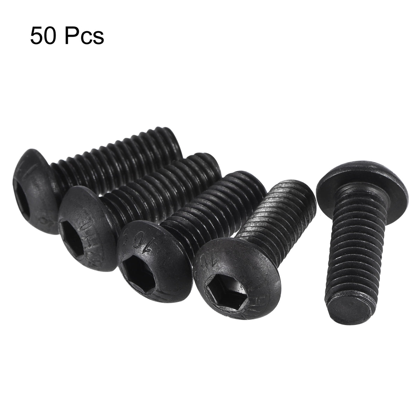 Harfington Hex Socket Button Cap Screws, Alloy Steel Bolts