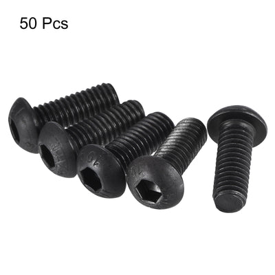 Harfington Hex Socket Button Cap Screws, Alloy Steel Bolts
