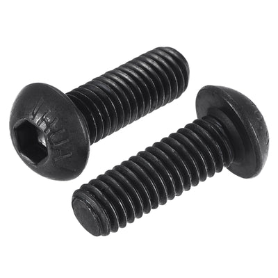 Harfington Hex Socket Button Head Cap Bolts, Alloy Steel Screws