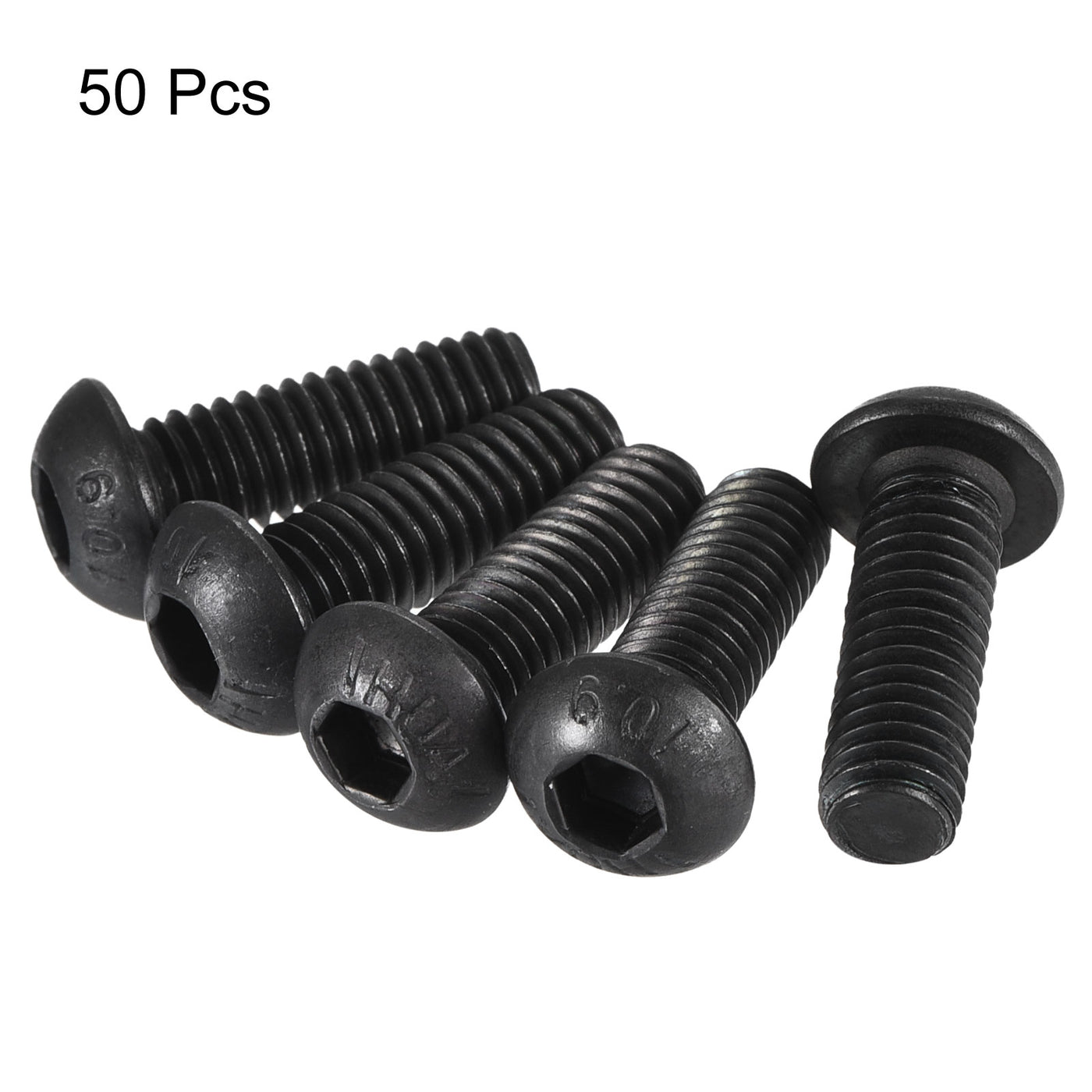 Harfington Hex Socket Button Cap Screws, Alloy Steel Bolts