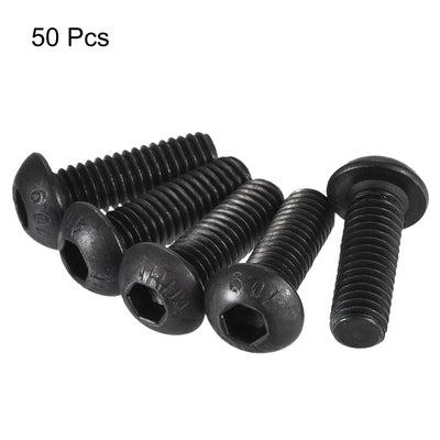 Harfington Hex Socket Button Cap Screws, Alloy Steel Bolts