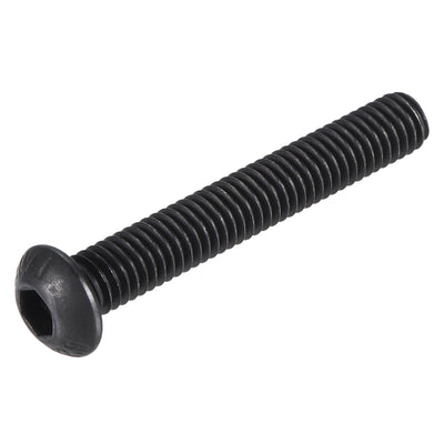 Harfington M6x40mm Hex Socket Button Head Cap Bolts Screws Alloy Steel 50pcs