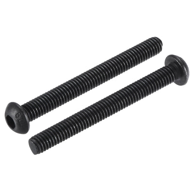 Harfington Hex Socket Button Head Cap Bolts, Alloy Steel Screws