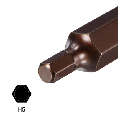 Harfington Hex Bit Socket, S2 Steel Bits, CR-V Sockets