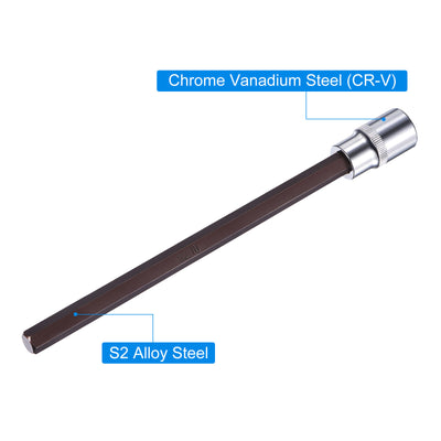 Harfington Hex Bit Socket, S2 Steel Bits, CR-V Sockets