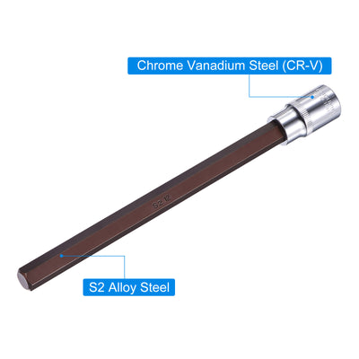 Harfington Hex Bit Socket, S2 Steel Bits, CR-V Sockets