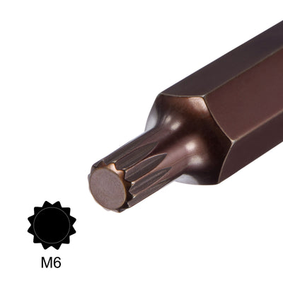 Harfington Spline Bit Socket, S2 Steel Bits, CR-V Sockets