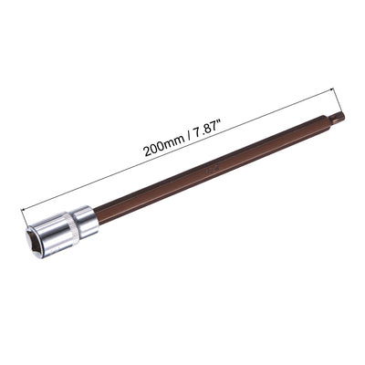 Harfington Spline Bit Socket, S2 Steel Bits, CR-V Sockets