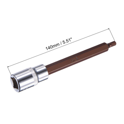 Harfington Hex Bit Socket, S2 Steel Bits, CR-V S