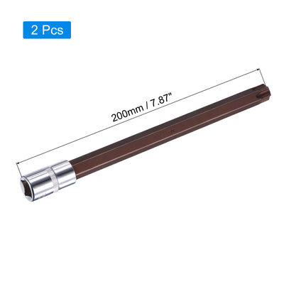 Harfington Torx Bit Socket, S2 Steel Bit, CR-V Socket