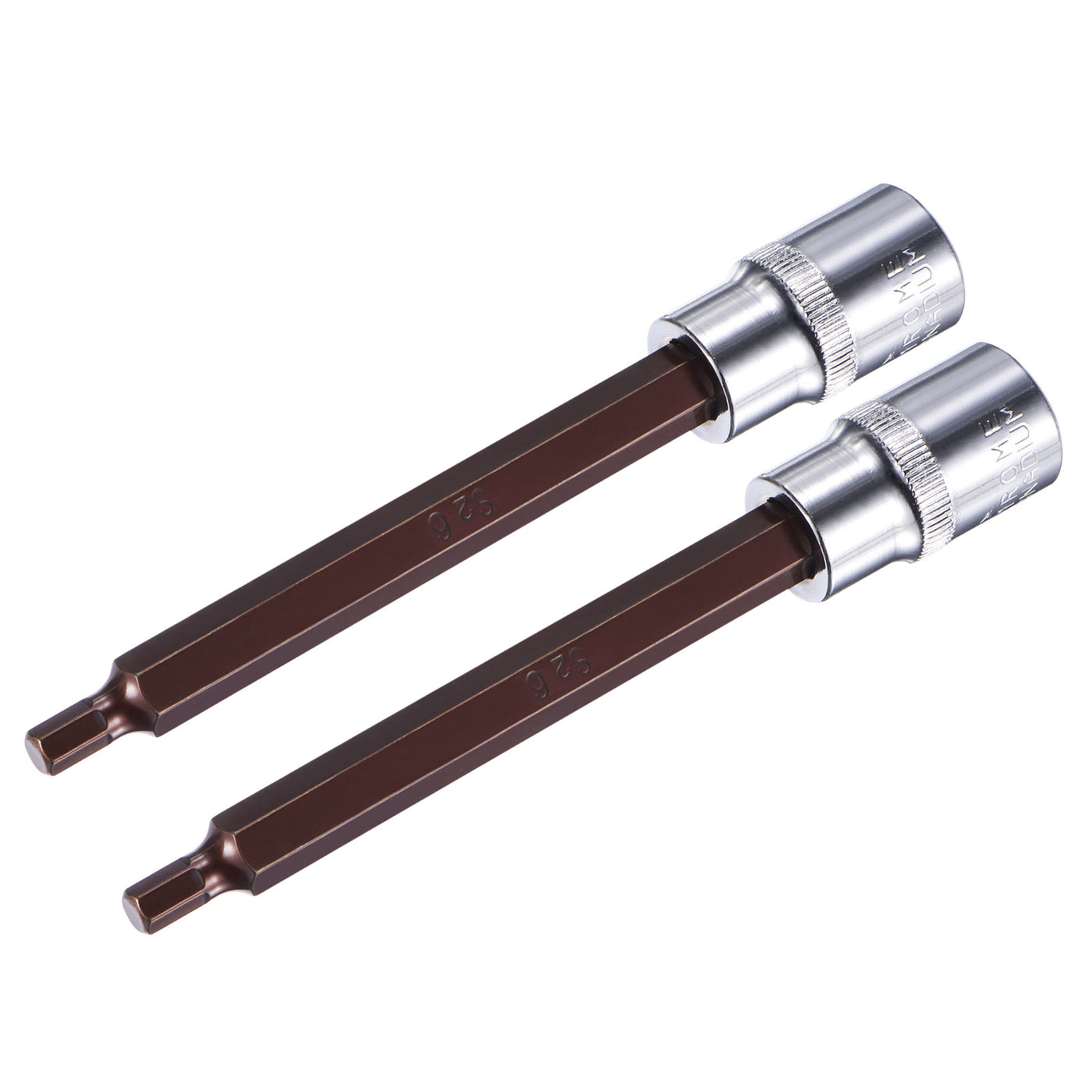 Harfington Hex Bit Socket, S2 Steel Bit, CR-V Socket