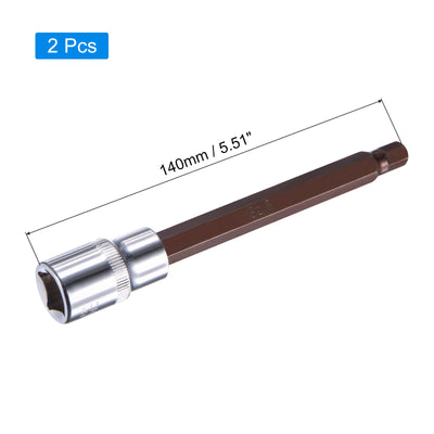 Harfington Hex Bit Socket, S2 Steel Bit, CR-V Socket