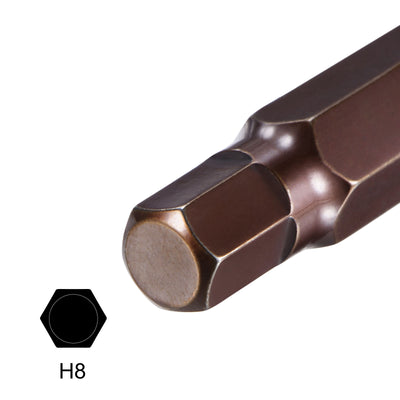 Harfington Hex Bit Socket, S2 Steel Bit, CR-V Socket