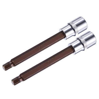 Harfington Hex Bit Socket, S2 Steel Bit, CR-V Socket