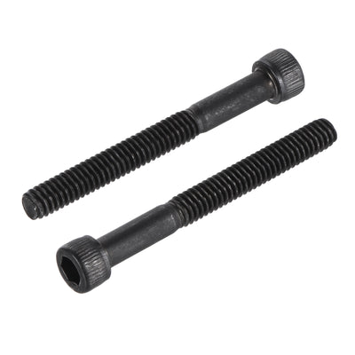 Harfington #8-32x1-1/2" Hex Socket Head Cap Screw Bolts 12.9 Grade Alloy Steel 25pcs