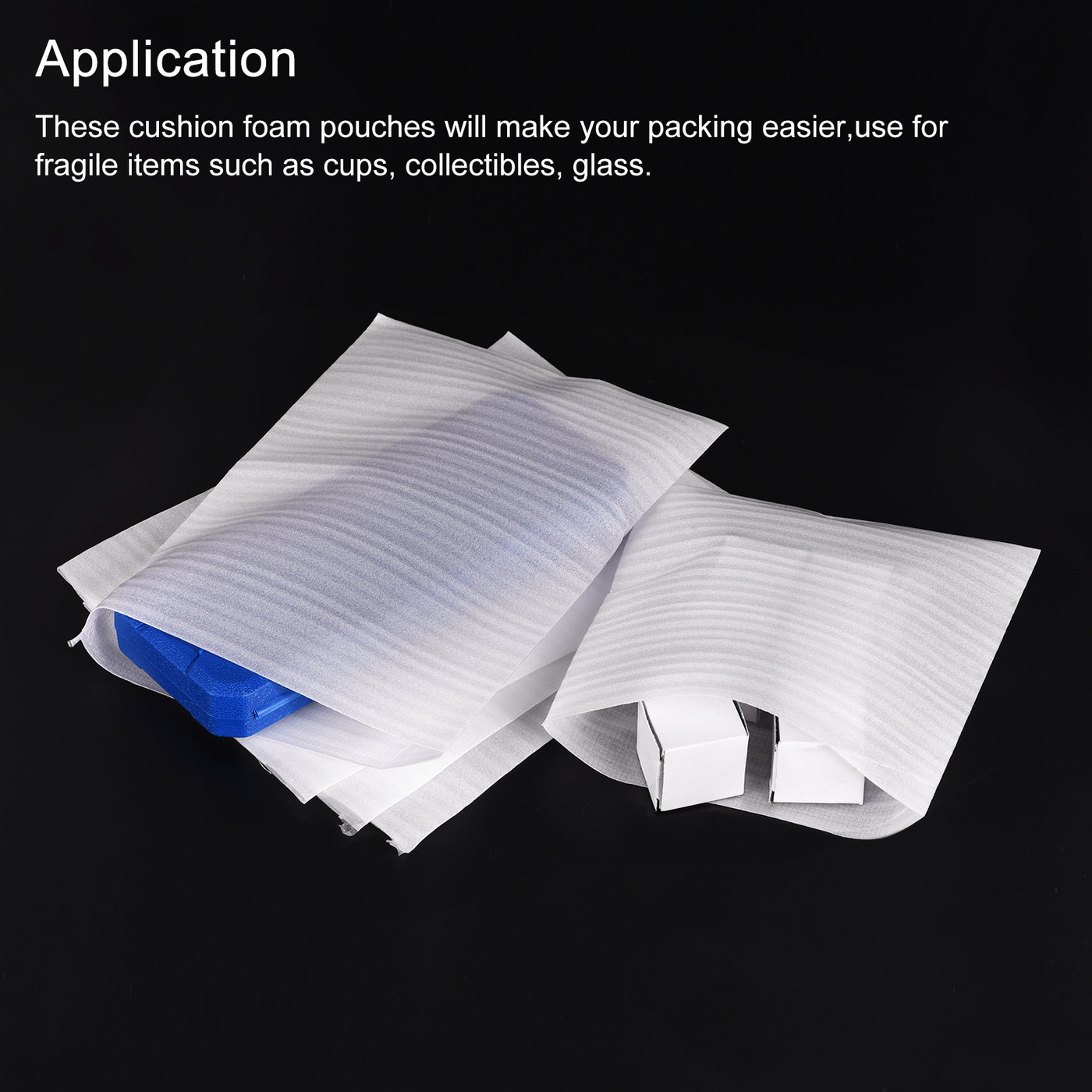 Harfington 13.65x14.82inch Foam Packing Wrap Cushion Pouches,to Protect Fragile Items 30pcs