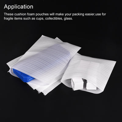 Harfington 13.65x14.82inch Foam Packing Wrap Cushion Pouches,to Protect Fragile Items 30pcs
