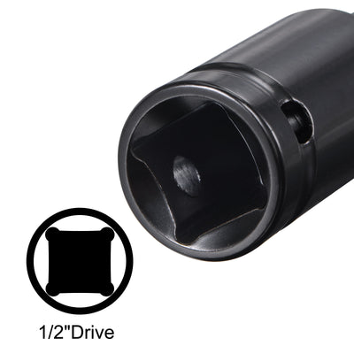 Harfington Deep Impact Socket, CR-V, 6-Point Metric Sizes