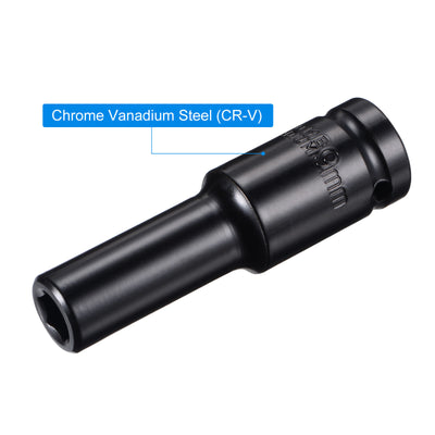 Harfington Square Drive by Deep Impact Socket, CR-V, 6-Point Metric