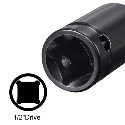 Harfington Square Drive by Deep Impact Socket, CR-V, 6-Point Metric