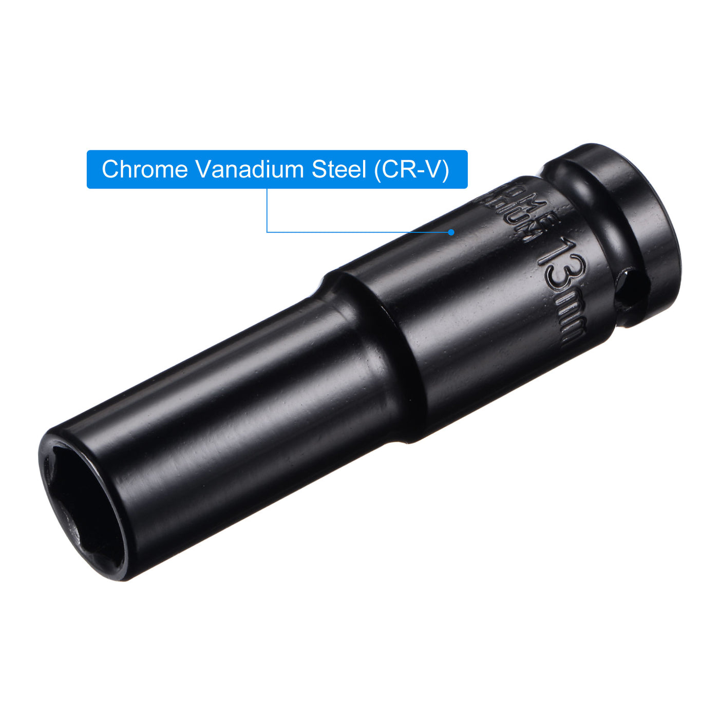 Harfington Square Drive by Deep Impact Socket, CR-V, 6-Point Metric