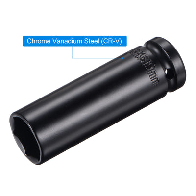 Harfington Square Drive by Deep Impact Socket, CR-V, 6-Point Metric