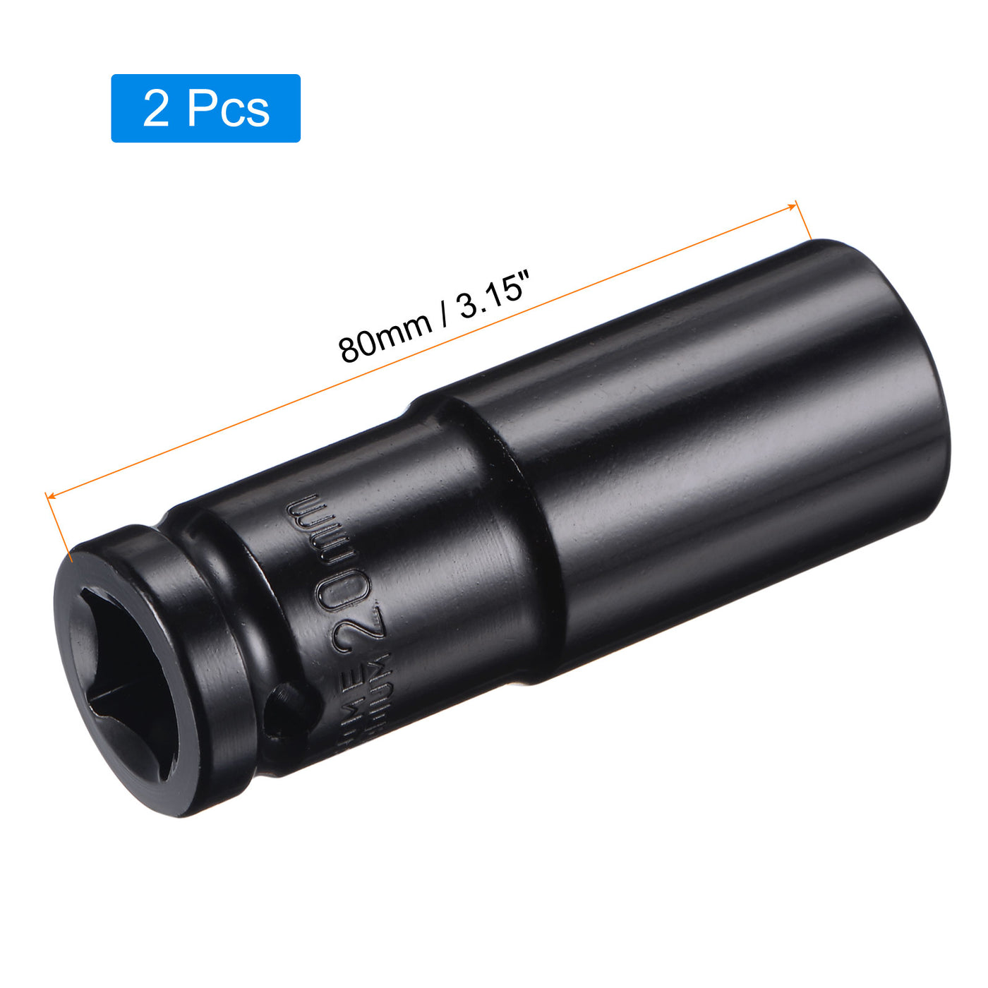 Harfington Square Drive by Deep Impact Socket, CR-V, 6-Point Metric