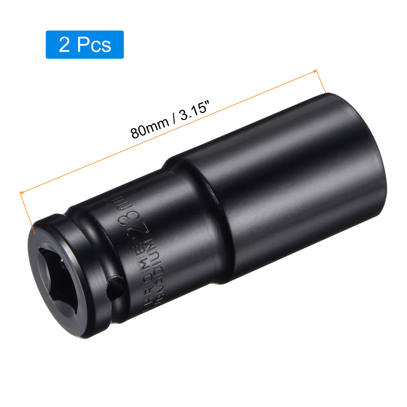 Harfington Square Drive by Deep Impact Socket, CR-V, 6-Point Metric