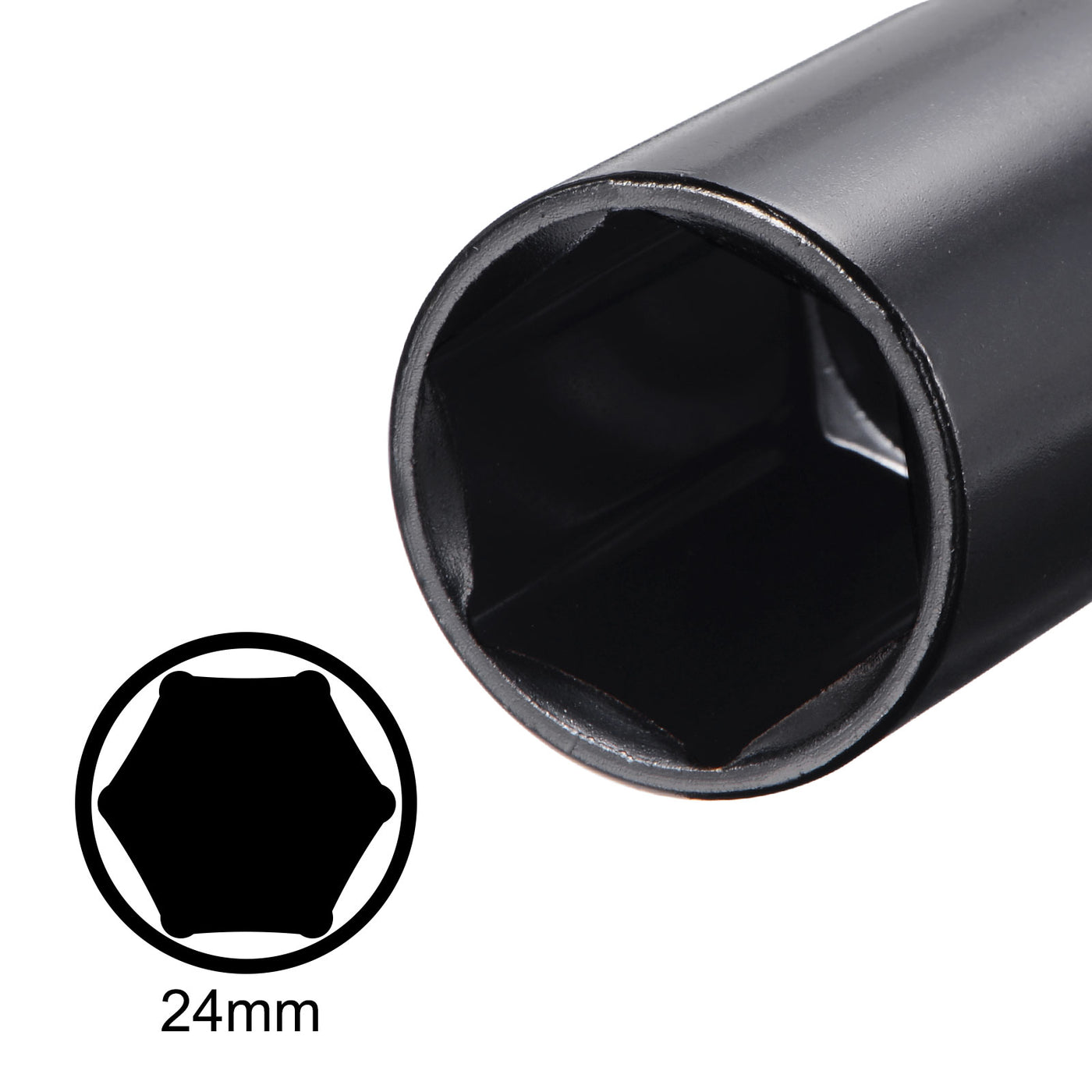 Harfington Deep Impact Socket, CR-V, 6-Point Metric Sizes