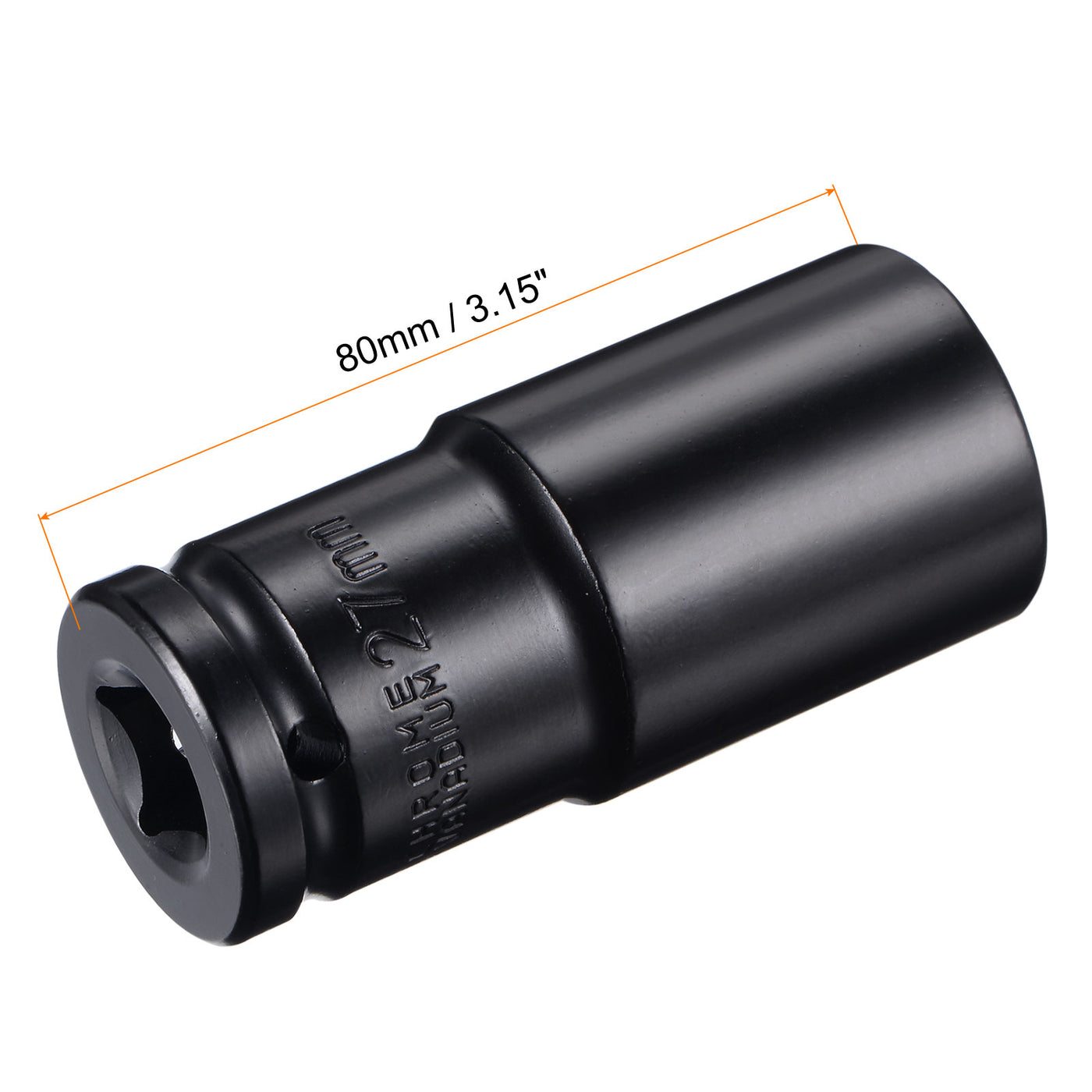 Harfington Deep Impact Socket, CR-V, 6-Point Metric Sizes