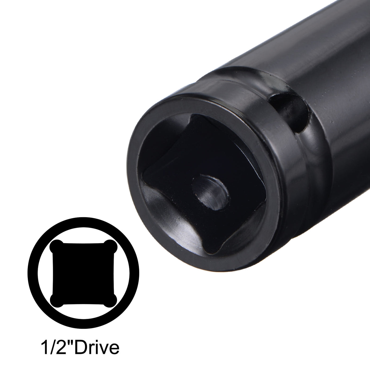 Harfington Square Drive x Deep Impact Socket, CR-V, 6-Point Metric Sizes