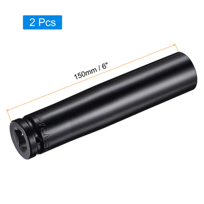 Harfington Square Drive x Deep Impact Socket, CR-V, 6-Point Metric Sizes