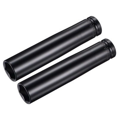 Harfington Square Drive x Deep Impact Socket, CR-V, 6-Point Metric Sizes