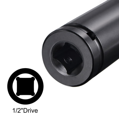 Harfington Square Drive x Deep Impact Socket, CR-V 6-Point Metric Sizes