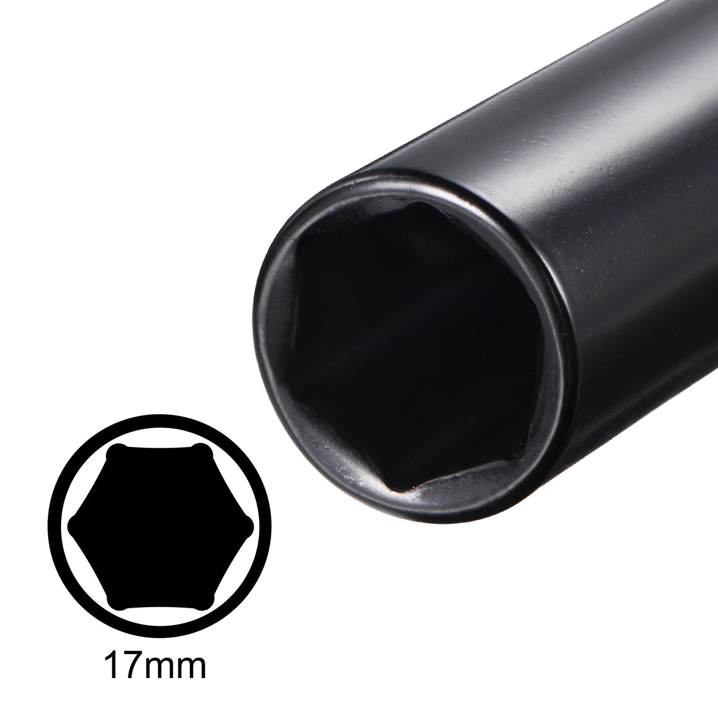 Harfington Deep Impact Socket, CR-V Steel, 6-Point Metric Sizes