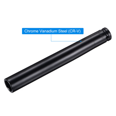 Harfington Deep Impact Socket, CR-V Steel, 6-Point Metric Sizes