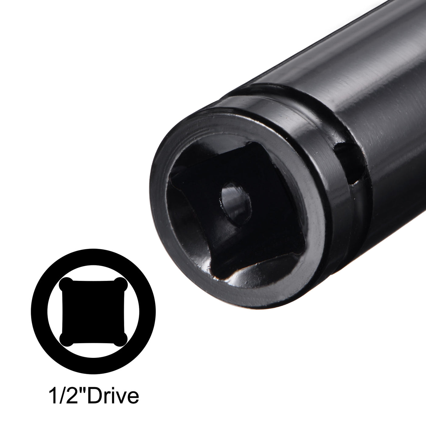 Harfington Deep Impact Socket, CR-V Steel, 6-Point Metric Sizes