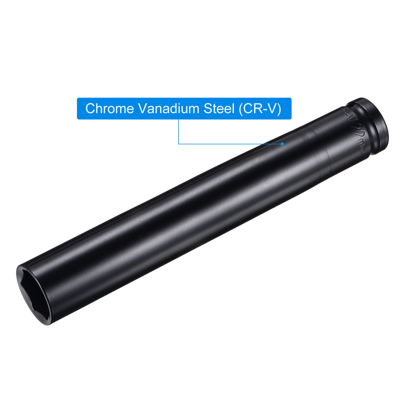 Harfington Deep Impact Socket, CR-V Steel, 6-Point Metric Sizes