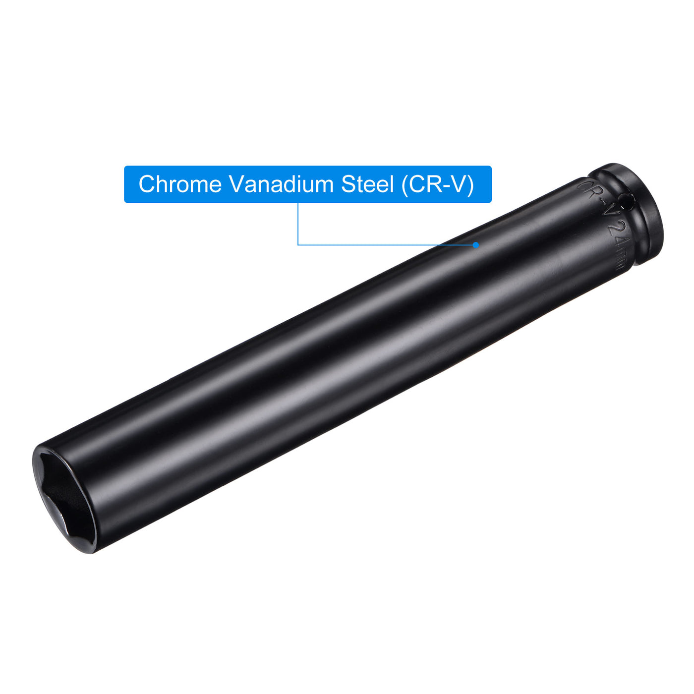 Harfington Deep Impact Socket, CR-V Steel 6-Point Metric Sizes