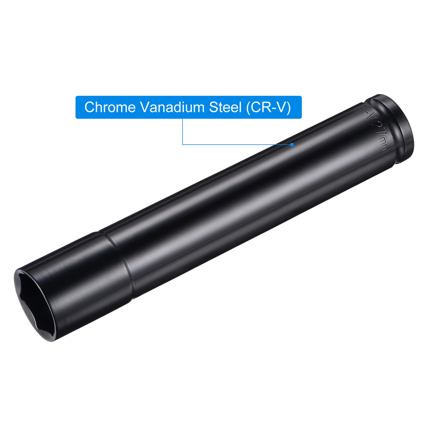 Harfington Deep Impact Socket, CR-V Steel, 6-Point Metric Sizes